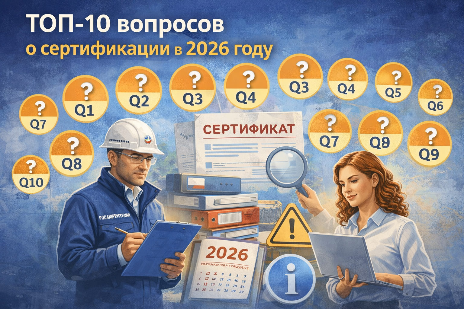 ТОП-10 вопросов о сертификации в 2026 году