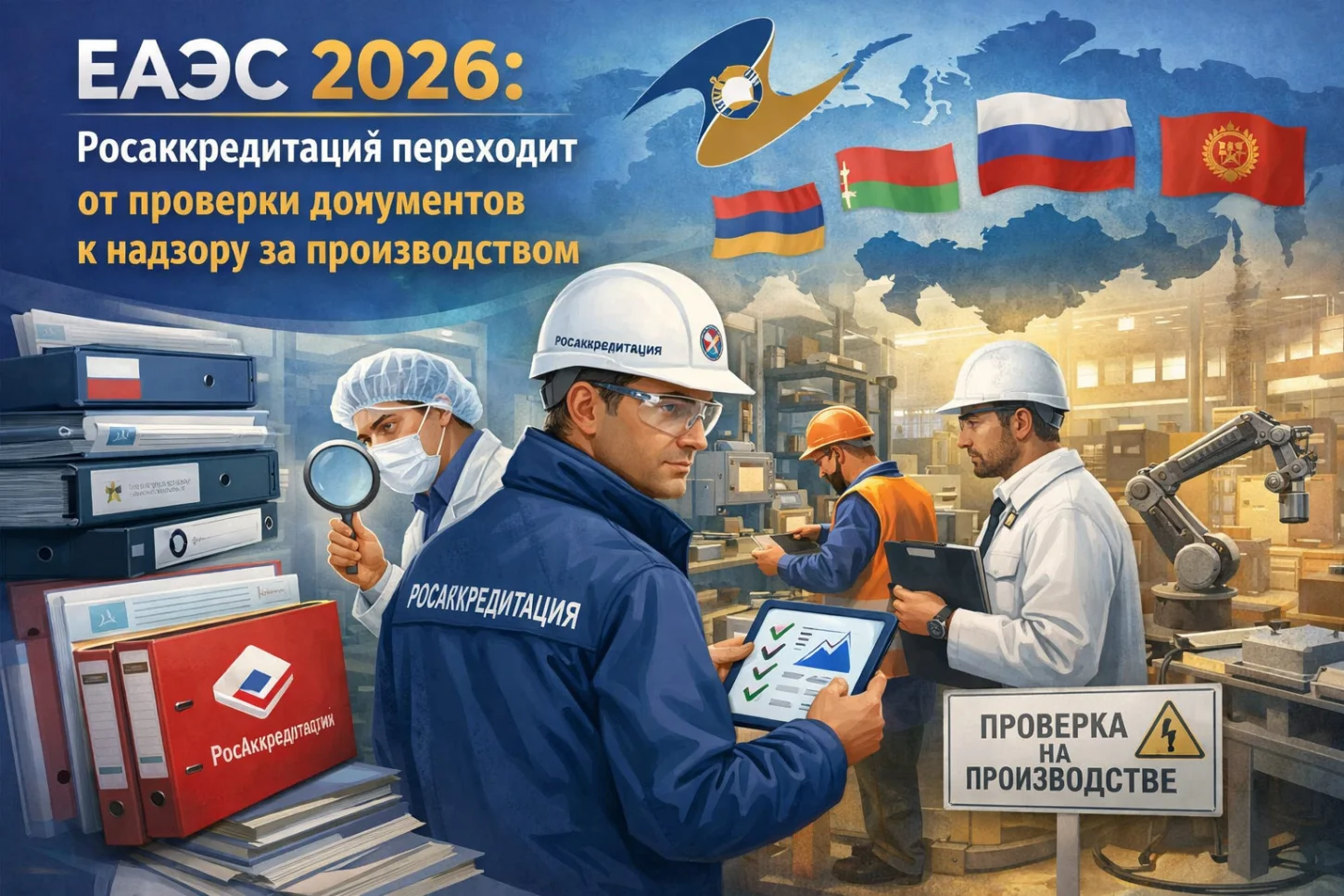 ЕАЭС 2026: Росаккредитация переходит от проверки документов к надзору за производством